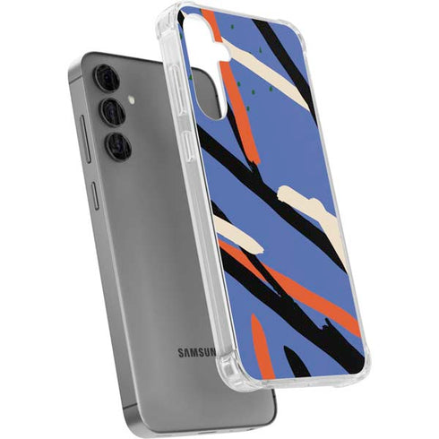 Abstract Lines Galaxy S24 Plus Clear Case